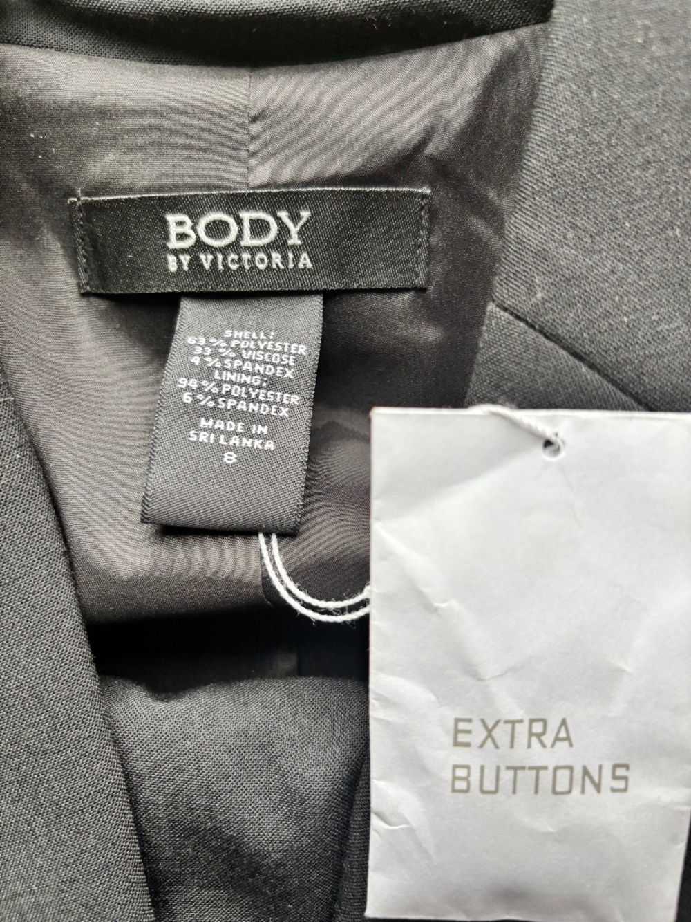 Black Body by Victoria Suit, Size 8